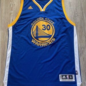 Adidas Golden State Warriors Blue Jersey